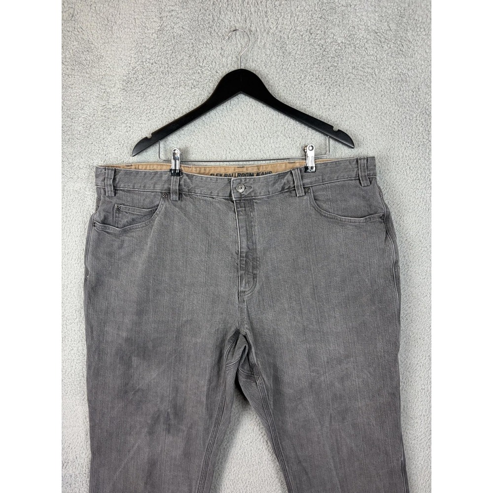 Duluth Trading Co Flex Ballroom Jeans Mens 44x28 Relaxed Straight Stretch Denim